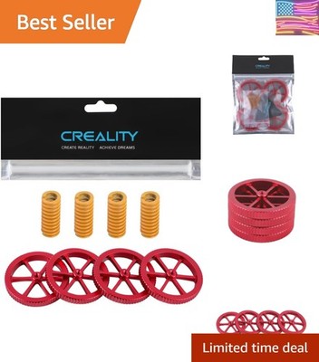 Official 4Pcs Metal Leveling Nuts and 4Pcs Springs Upgraded Set for Ender 3/3...