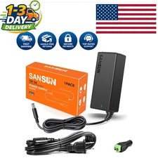 12V 5A Power Supply with Protection - AC 120V to DC12V Converter, 60W Adapter