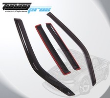 Dark Smoke Rain Visor Deflector 4pcs Out-channel For Mitsubishi Montero 2001-06