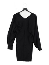 COS A-Line Midi Dress L in Black