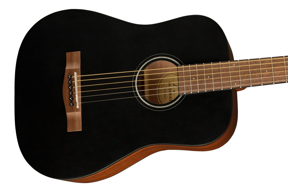 Fender FA-15 Acoustic Guitar - Black (0971170106) for sale online