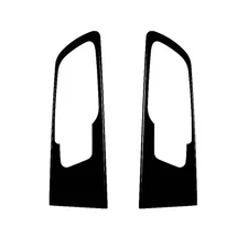 Black Rear Interior Door Handle Frame Overlay Cover ABS Fits 19-23 Ranger