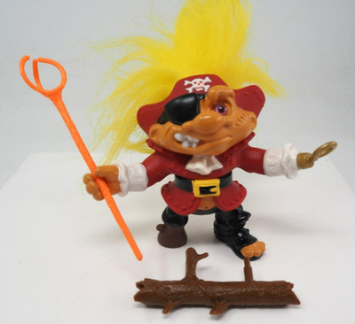 Playmates 1992 Hasbro Original Battle Troll Capn Captain Pirate Complete