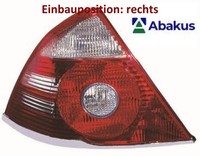 Abakus 431-1969R-UE Heckleuchte Rechts RüCklicht Hecklicht RüCkleuchte