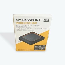 Rara unità portatile esterna SSD wireless WD My Passport, 500 GB, usata pochissimo