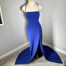 Blue Evening Gown Women  s