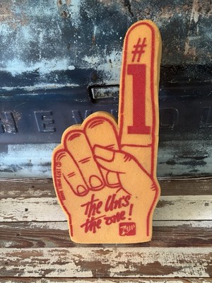 Vintage Spirit Hands Promo Foam Finger Advertising 7 Up Niche Collectible 1979