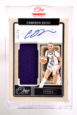 2025 Panini WNBA One and One Cameron Brink Jersey Autograph /99 Sparks UL3