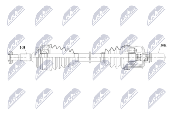 Nty Antriebswelle NPW-PE-134 FüR Peugeot-image