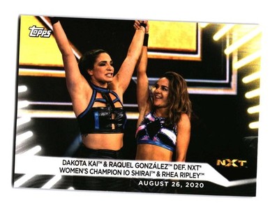 Dakota Kai / Raquel González / Rhea Ripley 2021 Topps WWE Women's
