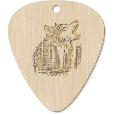 7 x ''City Wolf'' Gitarren-Plektren/Anhänger (GP00034322)