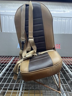 Beechcraft Stagger Wing Front Seat OEM w/Harness- Vintage Aviation