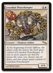 Loxodon Peacekeeper Mirrodin #13/306 Rare MTG