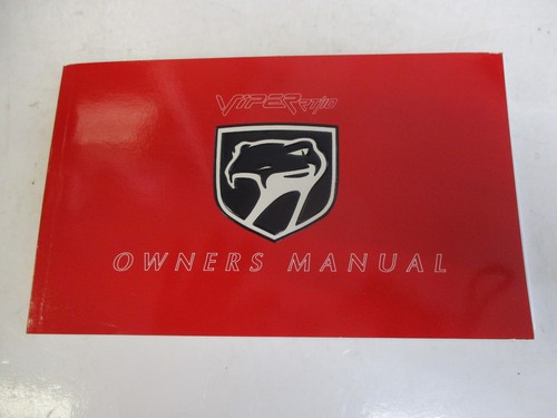 NEW 1993 DODGE VIPER RT-10 OWNERS MANUAL SET NOS RARE - Picture 2 of 7