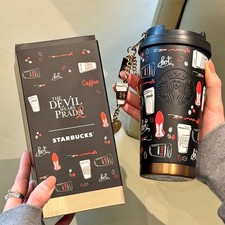 Pre sale Starbucks China The Devil Wears Prada 2 Togo tumbler with charm black