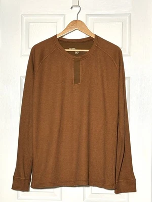 ARC'TERYX Sirrus Waffle Thermal Henley Shirt Mens Sz XL Brown Rust Long Sleeve - Image 1 of 4