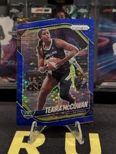 2025 Panini Prizm WNBA #48 Teaira McCowan Blue Pulsar Prizm /199 Dallas Wings
