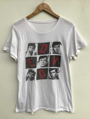 VTG Devo Punk New Wave Tee Unisex T-Shirt Cotton Full Size BT1168