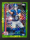 2025 Topps Chrome Football - Giants - Jaxson Dart RC Lime Green X-Fractor #306