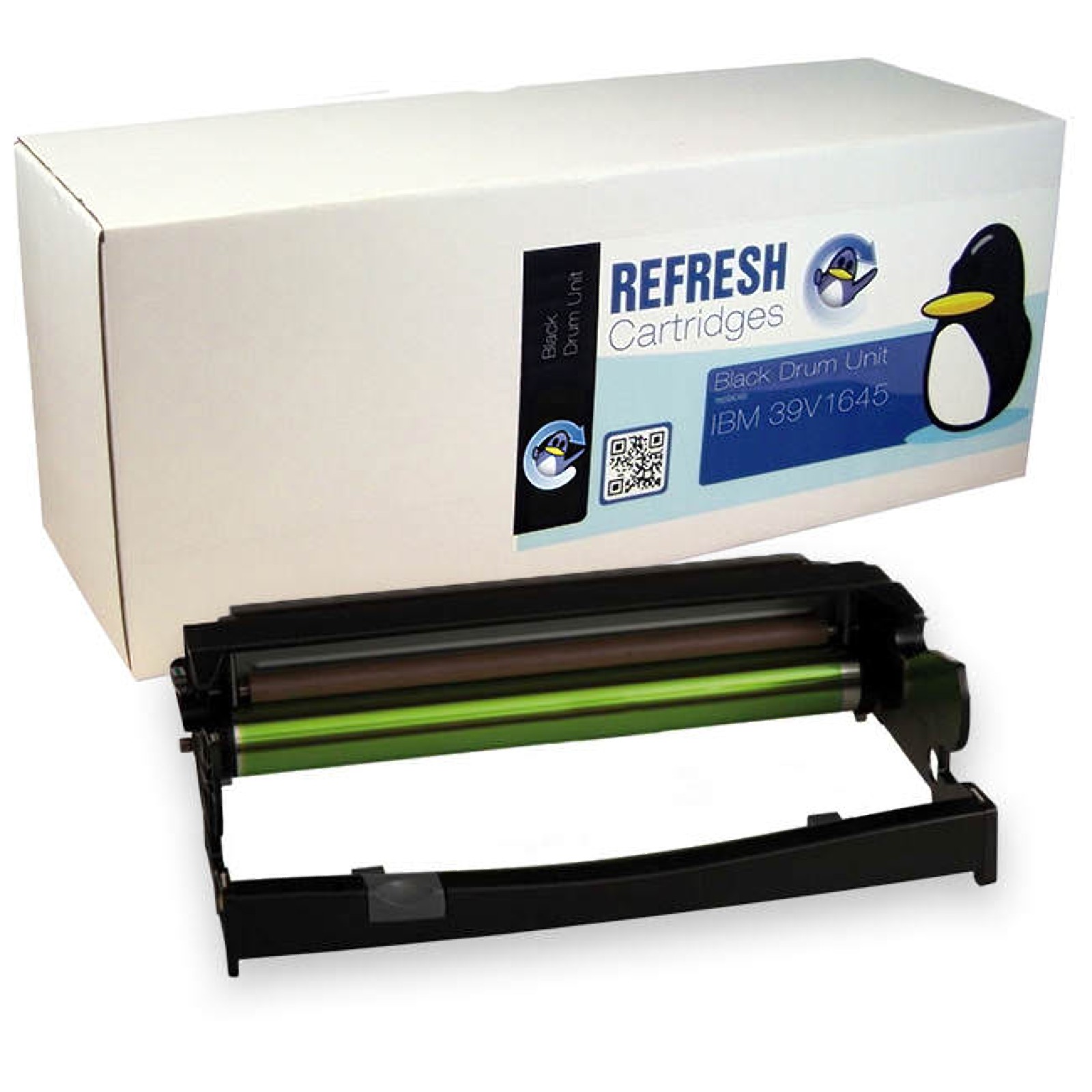 Refresh Cartridges Black Drum 39V1645 Compatible With IBM Printers
