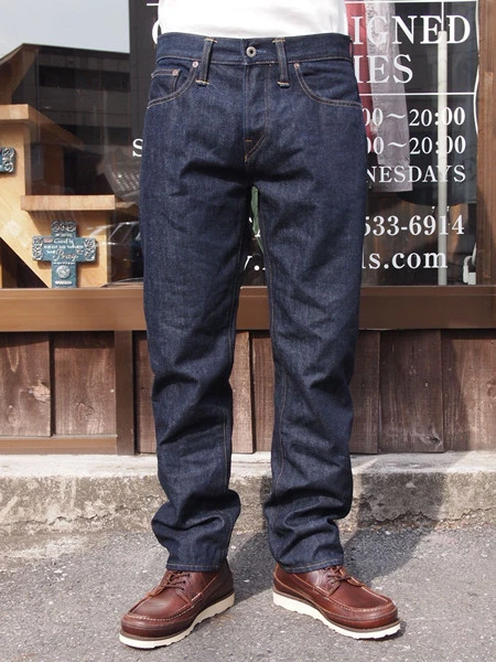 POLO RUGBY RALPH LAUREN STRAIGHT LEG RAW RINSE INDIGO BLUE DENIM JEANS RARE