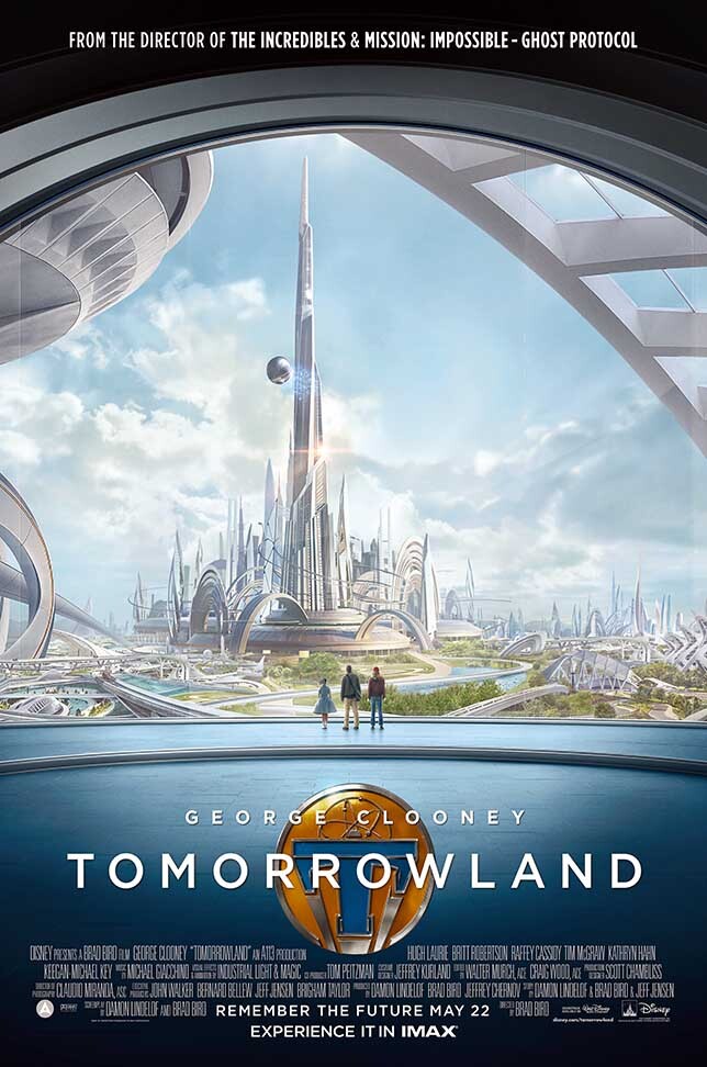 Tomorrowland George Clooney Movie Premium POSTER MADE IN USA