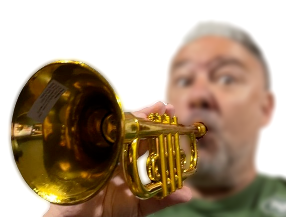 Squeaker BUGLE HORN TOY 13” Plastic Noisemaker Prop Funny Sound Clown ...