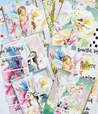 Fairy Pictures For Scrapbooking Junk Journals Card Making Mixed Media, Kit #F25