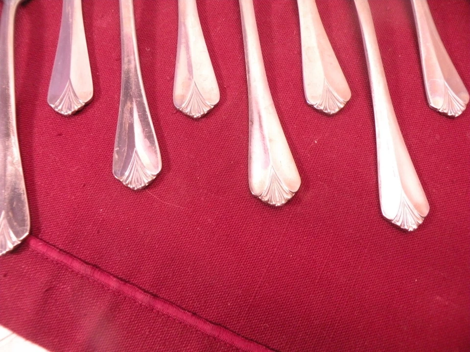 "Juego de 10 tenedores de ensalada de acero inoxidable Farberware Bayport 6 3/8""" Foto 4 de 4