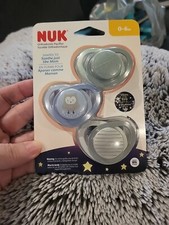 NUK orthodontic pacifier Glow In The Dark 0-6 months - 3pack