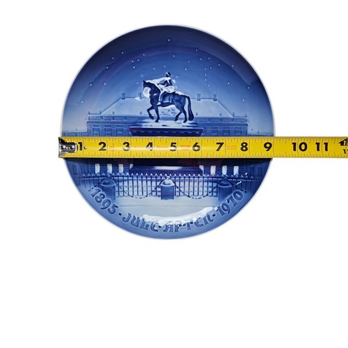 Bing Grondahl B&G 1895 - 1970 Royal Palace Plate Blue Denmark Amalienborg Decor - Picture 6 of 6