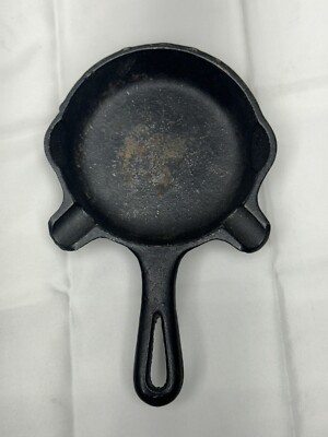 Griswold Cast Iron Skillet Ashtray Vintage Large Logo Erie PA 6
