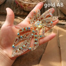 1PC Kristall Strass Applikation Rand DIY Hochzeit Braut Basteln Zum Aufnähen