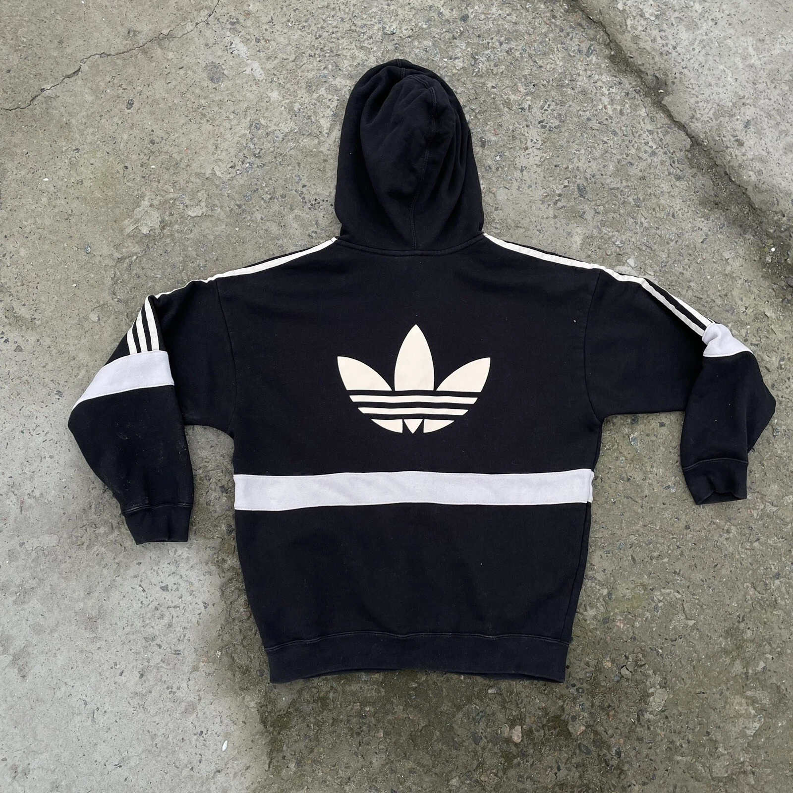 SUPREME Felpa con cappuccio vintage Adidas cerniera maglione con cappuccio stile Y2K USA 90 grande logo