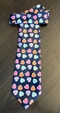 Valentine's Conversation Hearts Neck Tie