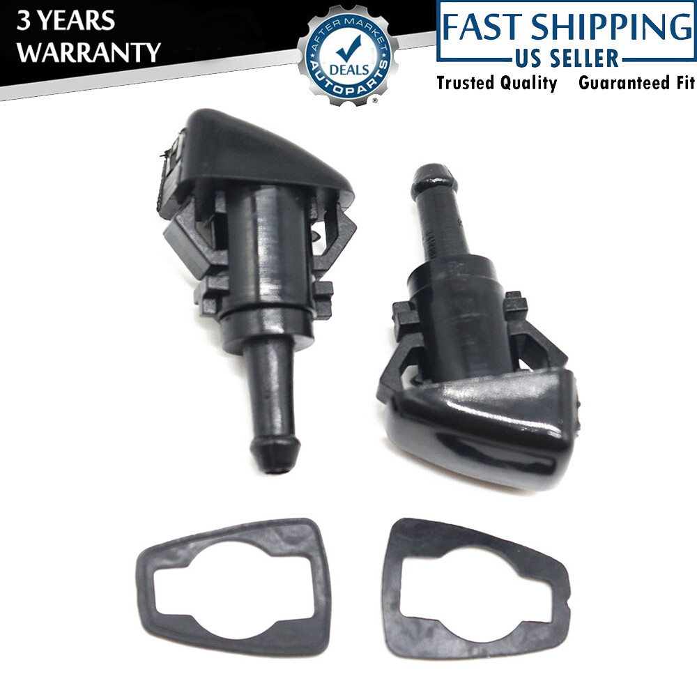 2Pcs Windshield Washer Nozzle Fit for Chrysler Dodge Challenger Charger 5182327AA