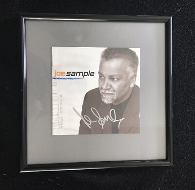 Joe Sample signed Autogramm Sample This CD Booklet Jazz Soul Piano In Person!!