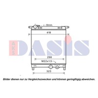 AKS Dasis KüHler WasserküHler MotorküHler FüR VW UP 121 122 BL1 BL2 1.0