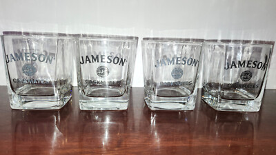 Jameson Caskmates Irish Whiskey Glasses Set Of 6 New