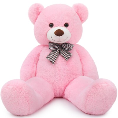 MaoGoLan Huge Pink Stuffed Animals 47 inch Life Size Cute Teddy Bears Big Gia...