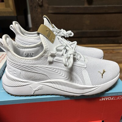 Puma Pacer Future Street Running  Mens White Sneakers Athletic Shoes Size 8
