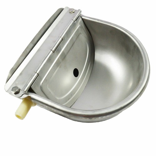 Stainless Steel Trough Horse Cow Dog Drink Sheep Goat Auto Water Bowl Farm - Picture 7 of 7