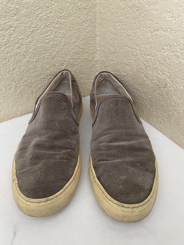 common projects suede slip on