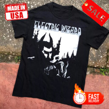 Vtg Electric Wizard Band Short Sleeve Heavy Cotton Black All Size Shirt