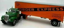 First Gear Mack 1960 Model B-61 Tractor & Trailer Border Express 18-1726 NOS