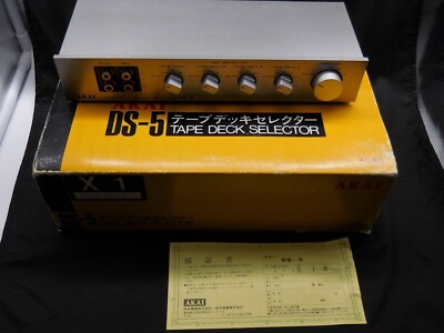 AKAI テープデッキセレクター“DS-5” ブラックモデル 傷や汚れあり