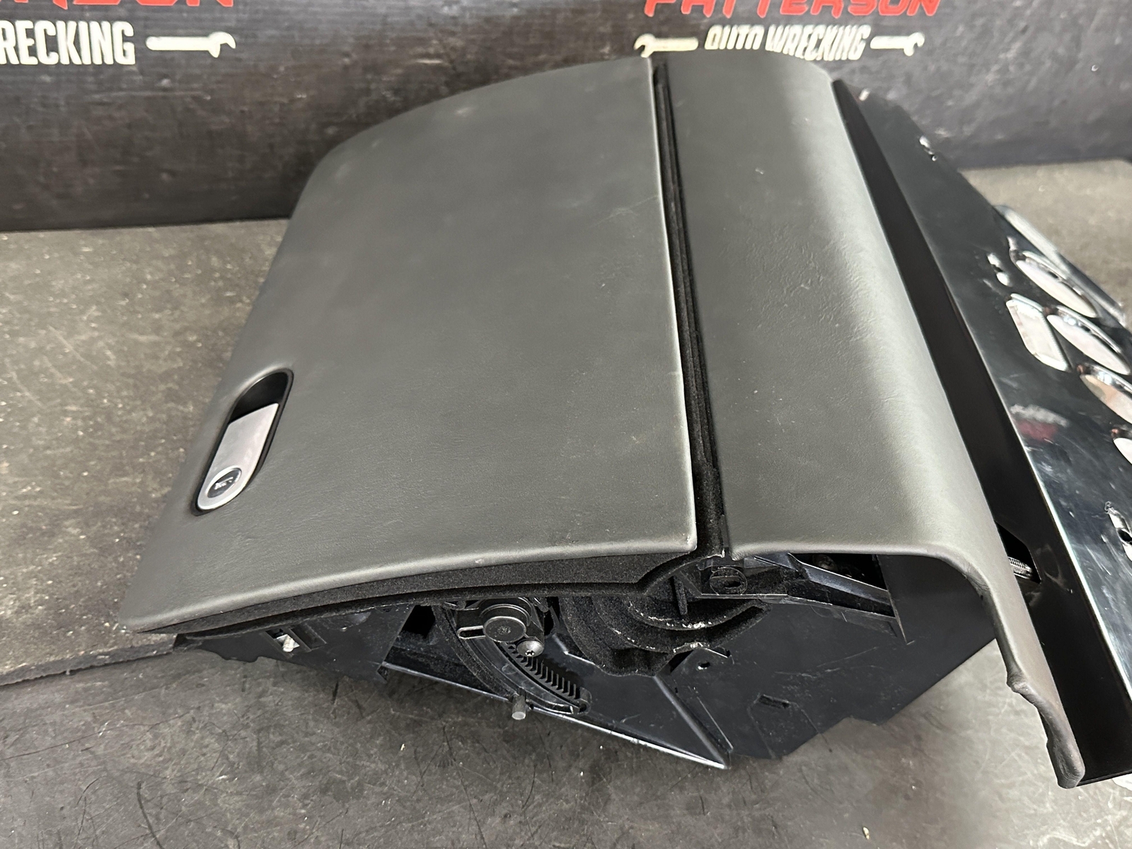 11-18 BENTLEY CONTINENTAL GT DASH GLOVE BOX STORAGE COMPARTMENT BLACK 3W1857735F