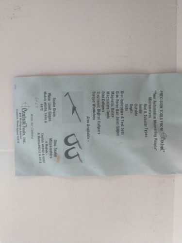 Central Tools Inc. Indicating Disc Brake Gauge - Picture 6 of 6