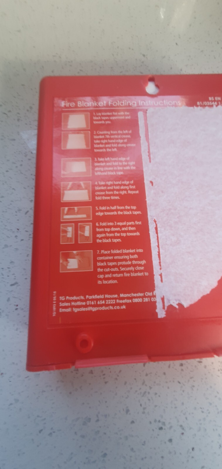 Fire Blanket New (hard case) eBay