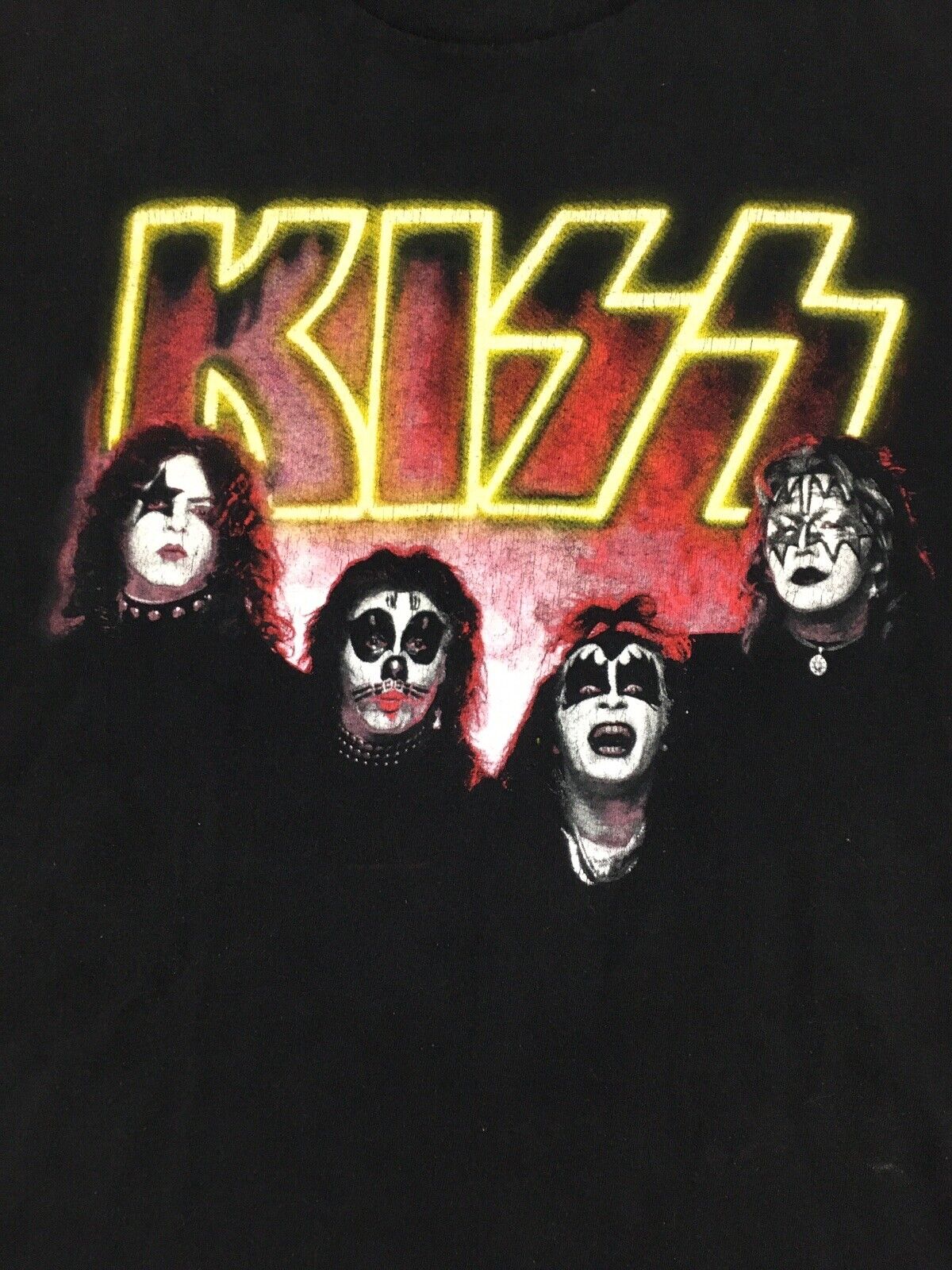 Vtg Kiss Army Depot T-Shirt Logo Band Photo Tour … - image 9